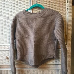 brown sweater